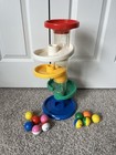Rare Vtg Tomy Ball Party Roll Around Tower Ball Run W 11 Balls - Baby Einstein