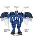 Fisher Price Imaginext Batbot Extreme Dc Super Friends Xtreme Batman 30   tall Nib