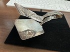 Rare Tiffany English King Sterling Silver Sandwich Serving Tongs W monogram