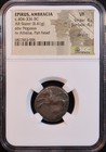 Epirus  Ambracia Silver Stater  404-336 Bc  - Ngc Vf 4 5  Pegasus   Athena  Rare