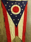 Vintage Valley Forge Flag Co   State Of Ohio Swallowtail Flag  33 x55   Cotton