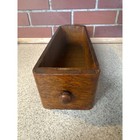 Vintage Wooden Sewing Machine Cabinet Drawer With Curved Bentwood Fro