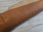 5-6oz Veg Tan Saddle Tan Brown Leather Hide Single Shoulder Sheet  Panel 6-7sqf