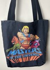 He Man Tote Bag Masters Of The Universe Black Made In Usa Nostalgic Collectible