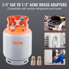 Refrigerant Recovery Tank With Float Switch     30 Lb Capacity Ac Recovery