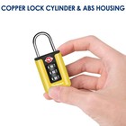2 Pack Tsa Approved Luggage Locks Combination Travel Padlock  3-digit Waterproof