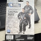 Series 8 Fitness Sauna Suit 2-piece Black L xl Lightweight Water Resistant