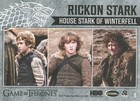 New Game Of Thrones The Great Houses Base Set Card Number 9 Of Rickon Stark