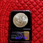 2017  p  Silver Eagle Ngc Ms70 Anna Cabral Sig  Struck At Phil  Label  Free S h