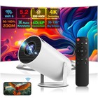 Mini 4k Android Wifi 8000 Lumens Bluetooth 1080p Home Cinema Outdoor Projector