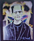Frankenstein Guillermo Del Toro s New Movie Tribute Painting On Wood G Jacob Art