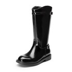 Girls Comfortable Riding Boots Knee High With Easy Side Zipper For Kids Wear