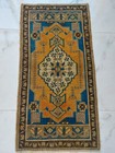 19th Century Blue Antique Carpet  Handmade Special Production Rug Free Ship Rug