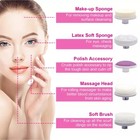 Facial Cleansing Brush Waterproof Face Spin Cleaning Brush With 5 Brush Heads