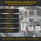 Filter Kit Oil Fuel Diesel Air Inner For Bobcat 763 T140 T180 T190 Skid Steer
