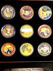 America 250 Anniversary 1776-2026  9  Commemorative Coins Honoring Our Veterans