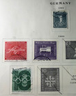 Germany Lot Of 10 Stamps 1955-56 Scott Catalog Range 737-753 Value Priced Cxl d