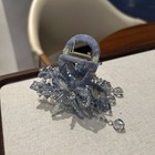 Fancy Flower Clip Scrunchy Rhinestone Crystal Wedding Bride Hair Accessories