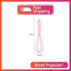 Lapxsnzd Silicone Whisk 5 Pcs Colorful Kitchen Mini Silicone Whisks whisk Set Eg