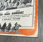 Vintage 1950 California Passage Movie Pressbook 22x14 Western Film Poster Ads