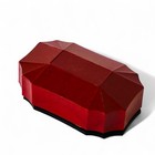 Red And Black Bakelite Box Art Deco Vintage Made In Italy 1930s 9x5 Cm