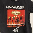 Rare Staff Las Vegas Nickelback Concert Shirt Women s Xl The Joint Hard Rock