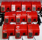 10  Milwaukee Genuine New Battery Chargers M18 M12 48-59-1812 Lithium 12 18 Volt
