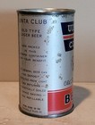 1940 s Uinta Club Flat Top Beer Can Becker Ogden Utah