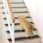 Elogio Carpet Stair Treads Set Of 13 Non Slip Rubber Runner Mats Gray 30 X 8 In