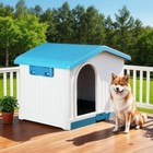 Large Dog House Indoor Outdoor Dog Kennel Waterproof Puppy Shelter With Liftable