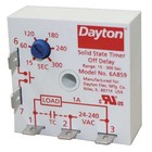 Dayton 5wml8 Single Function Encapsulated Timing Relay  Square  Off Delay  1