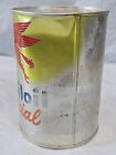 1950s Metallic Gold Socony Vac Mobiloil Special Motor Oil Quart Can Red Pegasus