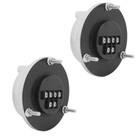2pcs Handwheel Cnc Pulser 60mm 5v 6pin Manual Pulse Generator Rotary Encoder
