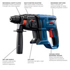 Bosch 18v 3 4 Inch Sds-plus Rotary Hammer  Tool Only  Gbh18v-20n  Sealed New Box