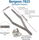 Bergeon 7825 Spring Bar Tweezer Lug Removal Fitting Tool