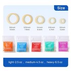 Jmu Dental Orthodontic Elastics Intraoral Elastic Bands Latex Braces 100pcs pk