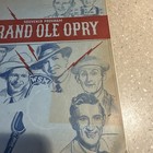 Vintage 1950s Grand Ole Opry Souvenir Program Booklet Lefty Frizzell Stringbean
