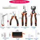 Glass Cutting Tool Kit With Tile Nipper  Glass Running Pliers  Breaker Grozer Pl