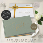Wedding Guest Book For Reception     Gold-foiled Guestbook To Sign In  Elegant Bab