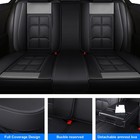 Full Set Car Seat Covers Fit For Ford Fusion 2006-2020 Pu Leather Car Seat