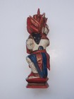 Vintage Balinese Wood Carved Frog Statue 