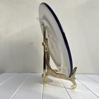 Large 10 Inch Metal Easel Brass Finish   Plate Holder   Display Stand