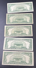5 Note Set 1953 A B C   1963  5 Five Dollar Legal Tender Note Bill Collection