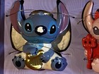 Disney Stitch   Angel Halloween Salt   Pepper Shakers  Paint Chipped Off Nose 