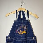 Vintage 2002 Scooby Doo Overalls Size Womens Size 16 Denim Embroidered 90s Rare