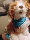 Ageless Innovation Joy For All Companion Pet Dog Electronic Plush Blue Bandana