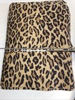 Ralph Lauren Aragon Leopard Queen Sheet Set Flat   Fitted  1 Pillowcase Vtg 90s