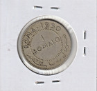 1950 Somalia One Somalo Silver Coin Km  5 Italian Somaliland