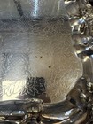 Very Large Silver Serving Tray  possible Silver Plate  See Description