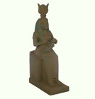 Rare Ancient Egyptian Antique Isis Nursing Horus Pharaonic Statue  bs 